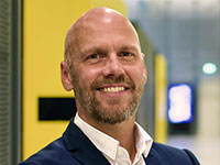 Portrait of Patrik Eurenius, head of sustainability and
EHS at Sandvik Coromant (photo)